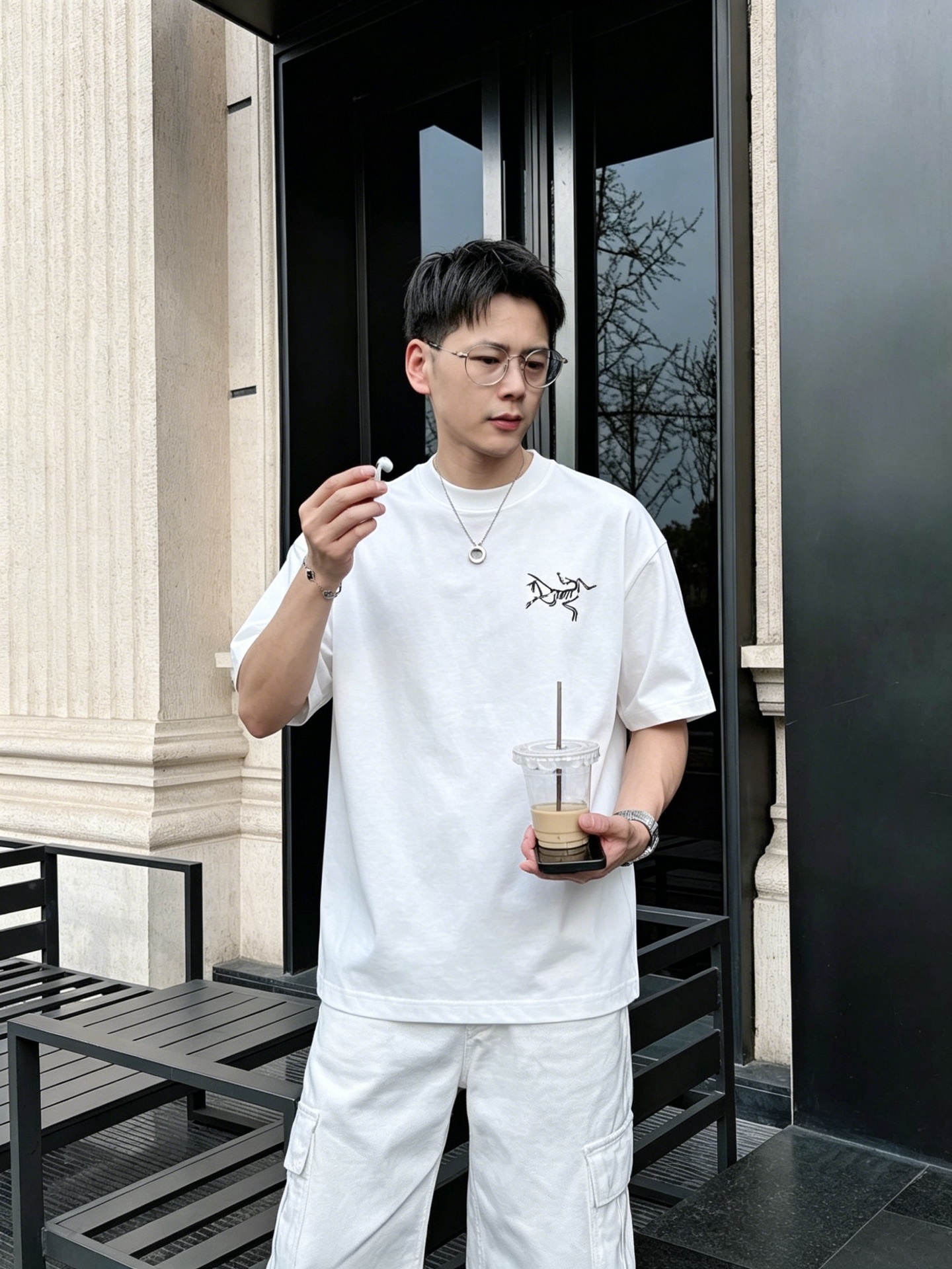 アークテリクス「ARC'TERYX」ロゴプリントTシャツ / ショートスリーブ クルーネック