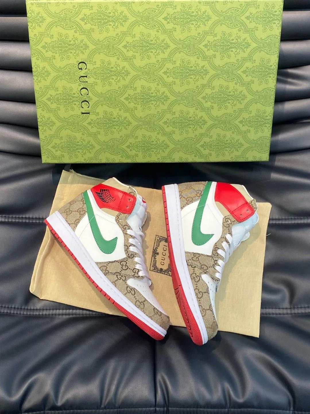「コラボモデル」Gucci x Nike コラボレーション ハイカットスニーカー-ISETAN PRESTIGE CURATED