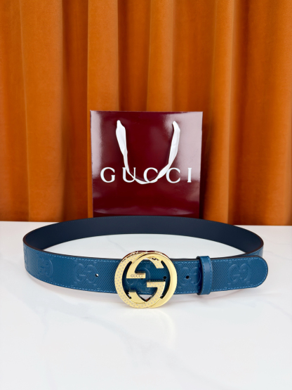 グッチ「Gucci」プレミアム トゴレザーベルト / ハイエンドウエストベルト38mm