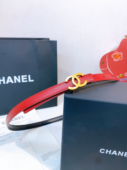 シャネル「Chanel」プレミアム トゴレザーベルト / ハイエンドウエストベルト15mm