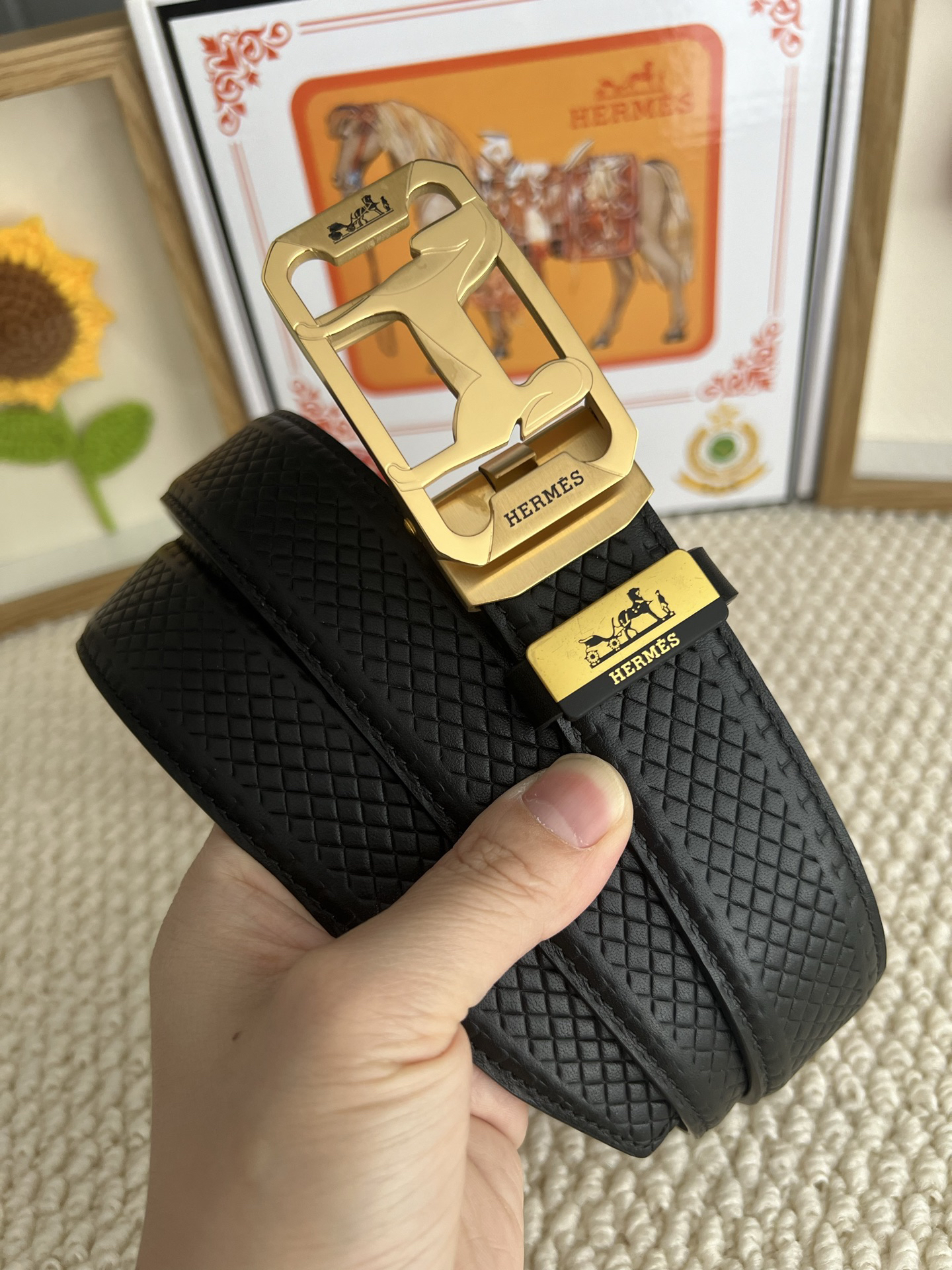 エルメス「Hermès」プレミアム トゴレザーベルト / ハイエンドウエストベルト