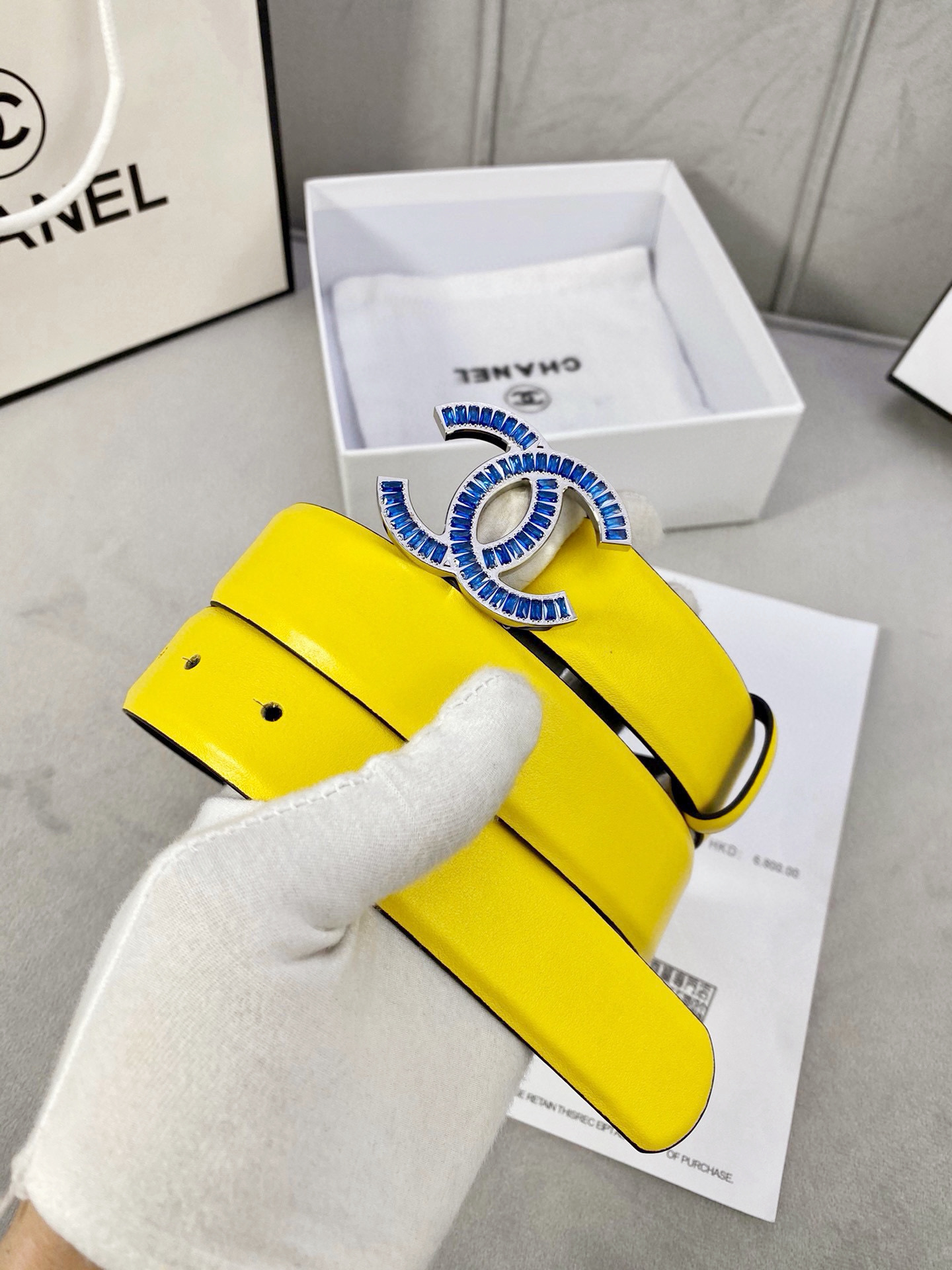 シャネル「Chanel」プレミアム トゴレザーベルト / ハイエンドウエストベルト