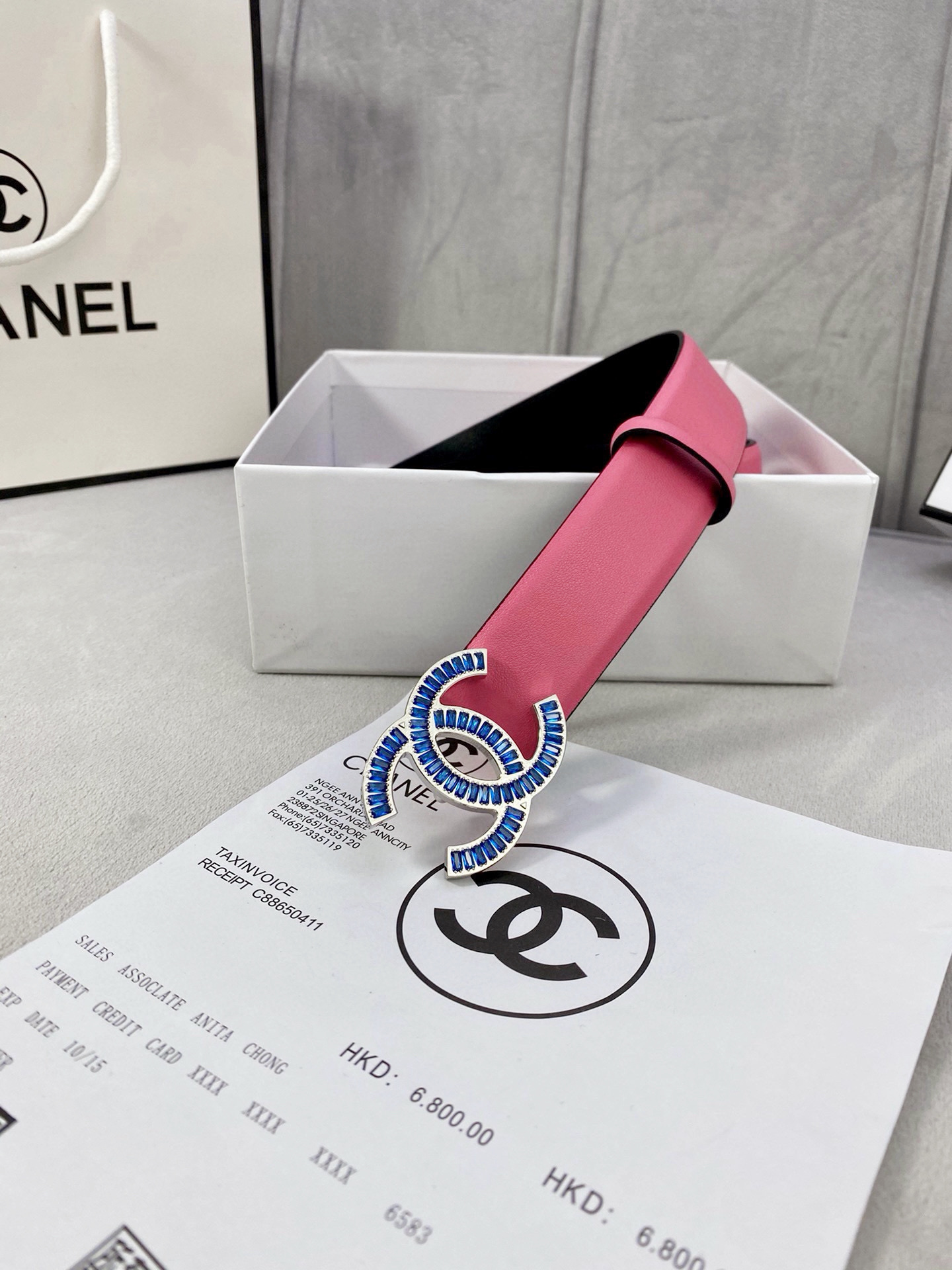 シャネル「Chanel」プレミアム トゴレザーベルト / ハイエンドウエストベルト