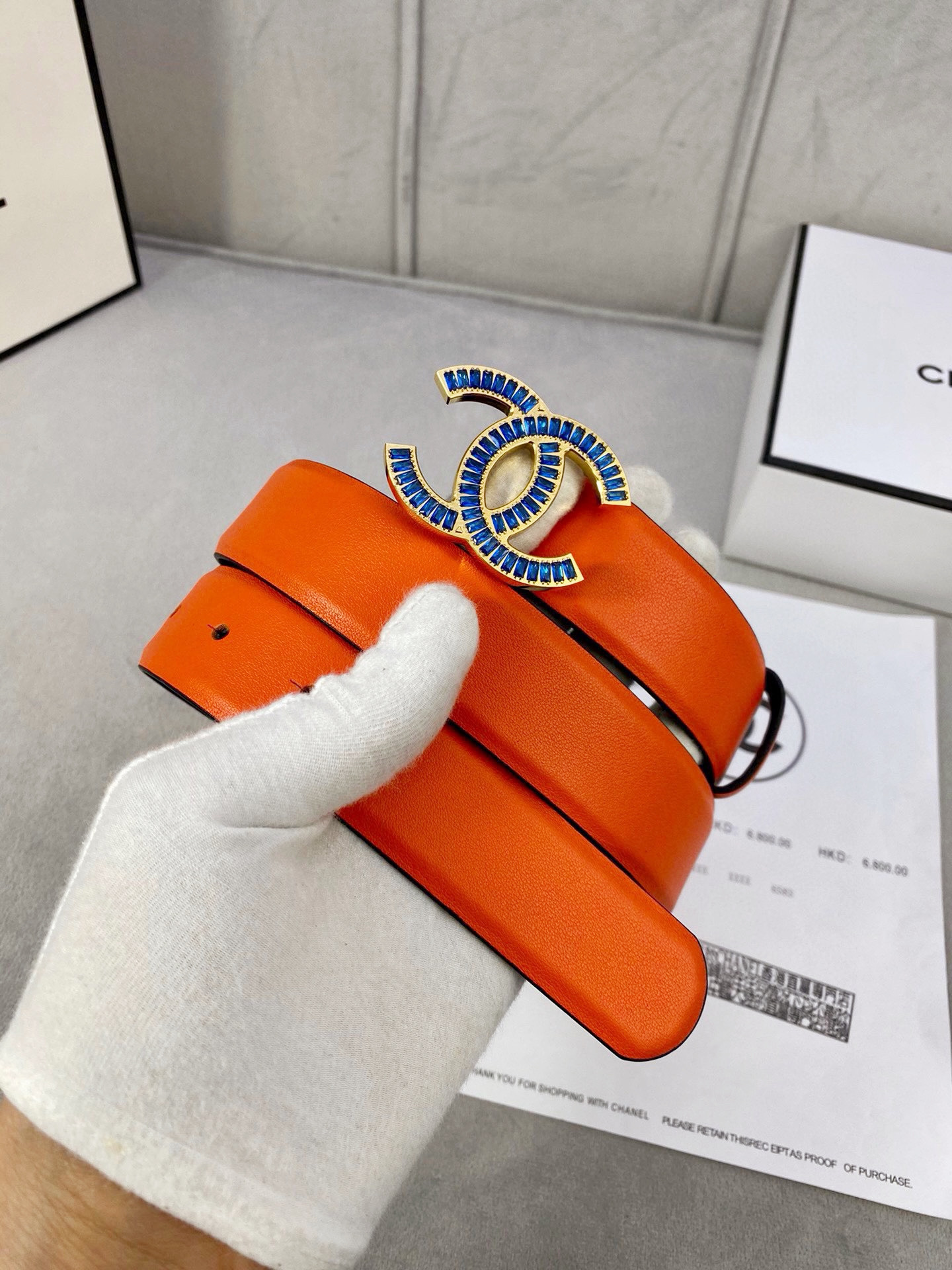 シャネル「Chanel」プレミアム トゴレザーベルト / ハイエンドウエストベルト
