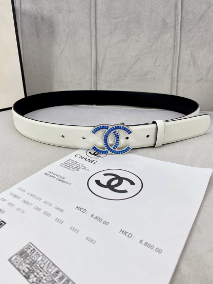 シャネル「Chanel」プレミアム トゴレザーベルト / ハイエンドウエストベルト