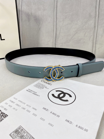 シャネル「Chanel」プレミアム トゴレザーベルト / ハイエンドウエストベルト