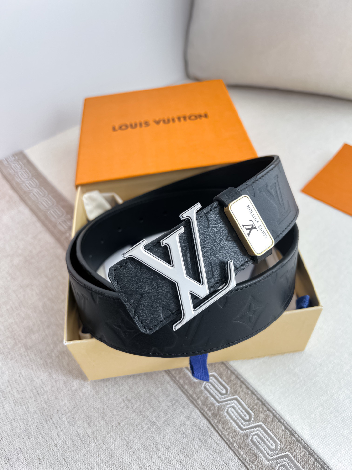 ルイ・ヴィトン「Louis Vuitton」プレミアム トゴレザーベルト / ハイエンドウエストベルト