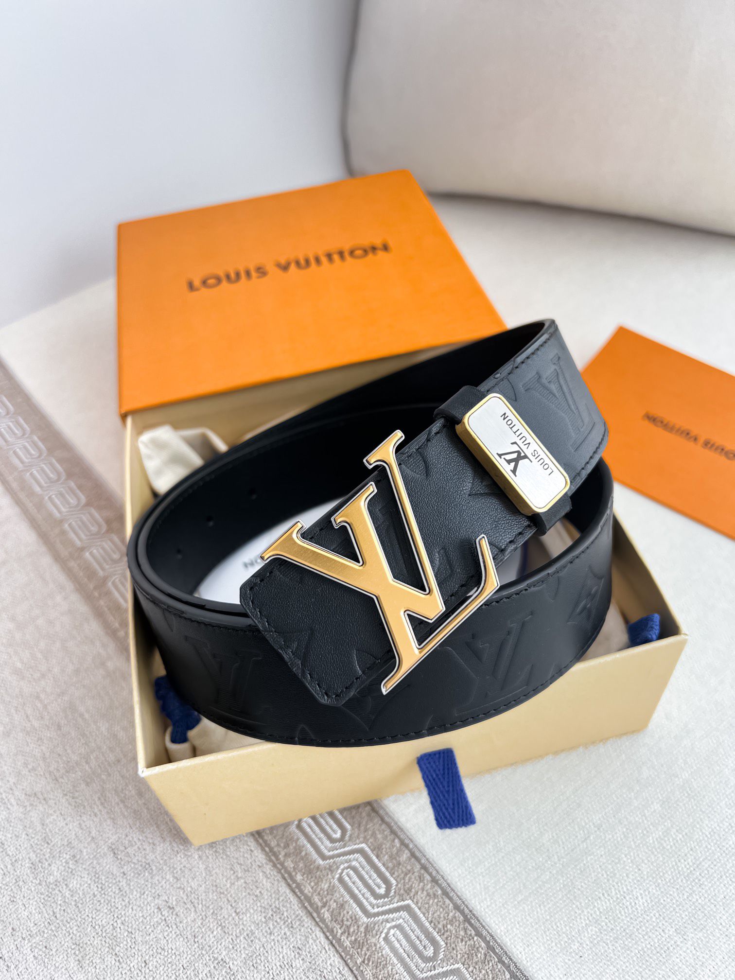ルイ・ヴィトン「Louis Vuitton」プレミアム トゴレザーベルト / ハイエンドウエストベルト