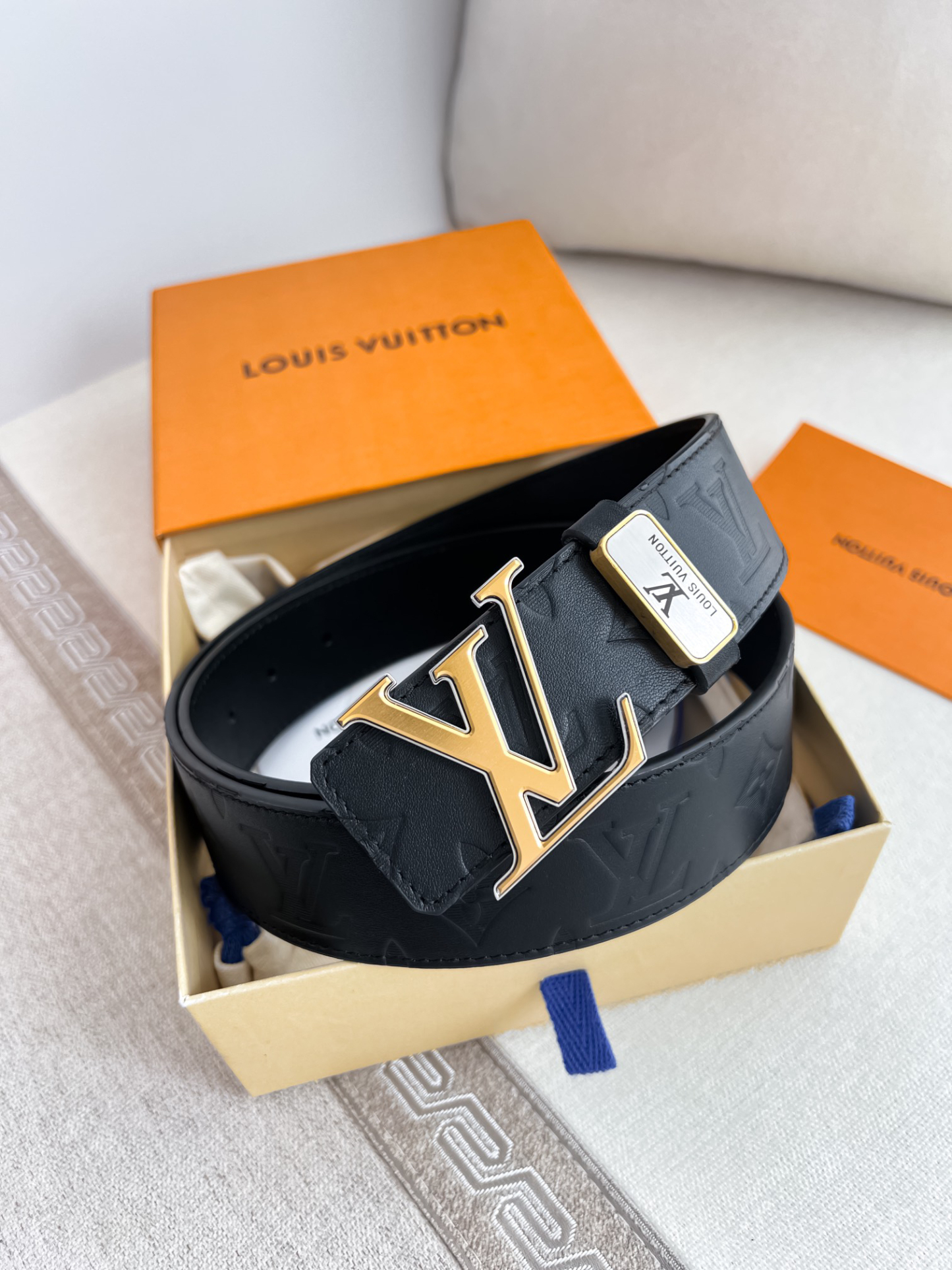 ルイ・ヴィトン「Louis Vuitton」プレミアム トゴレザーベルト / ハイエンドウエストベルト