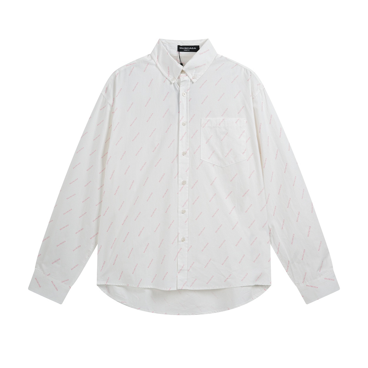 Balenciagaバレンシアガ オールオーバーロゴシャツ / ロングスリーブシャツ