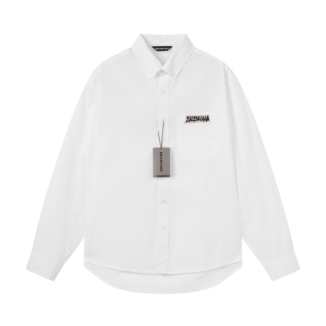 Balenciagaバレンシアガ オールオーバーロゴシャツ / ロングスリーブシャツ