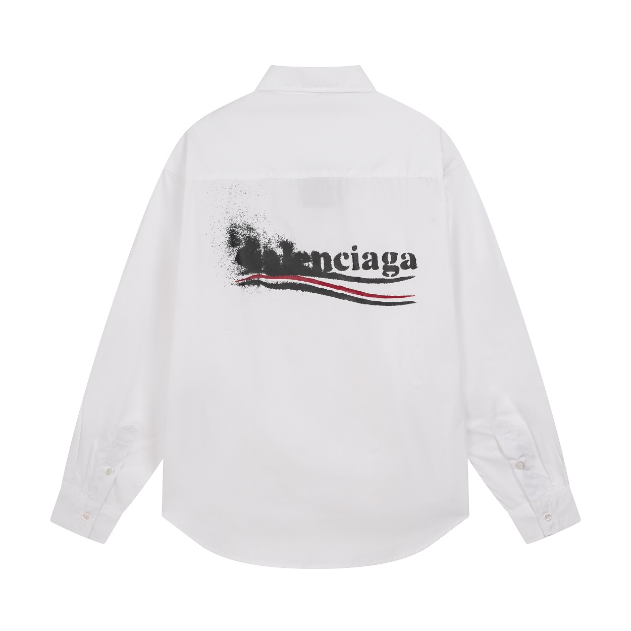 Balenciagaバレンシアガ オールオーバーロゴシャツ / ロングスリーブシャツ