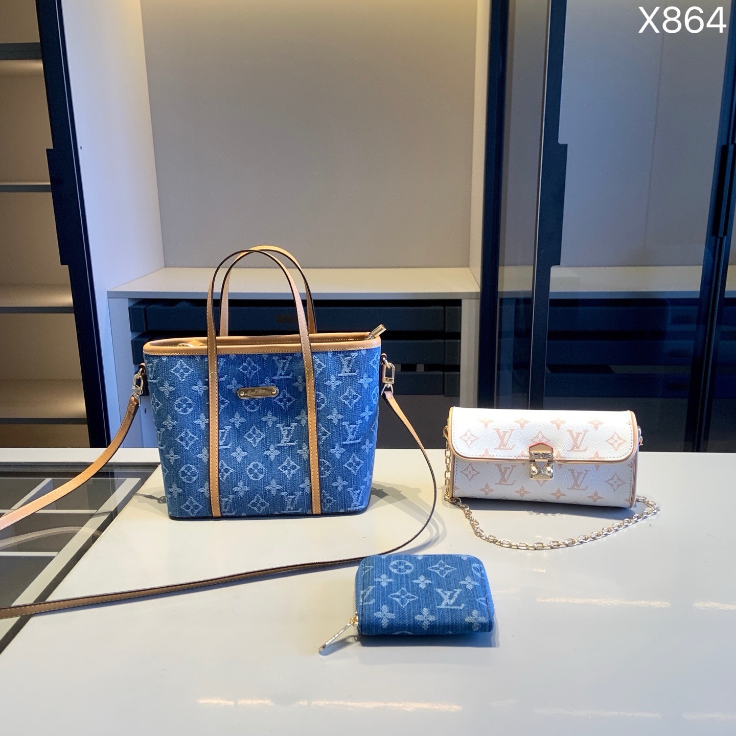 ルイ・ヴィトン「Louis Vuitton」ルイ・ヴィトン マルチポシェット アクセサリーズ 3点セット / ショルダーバッグ