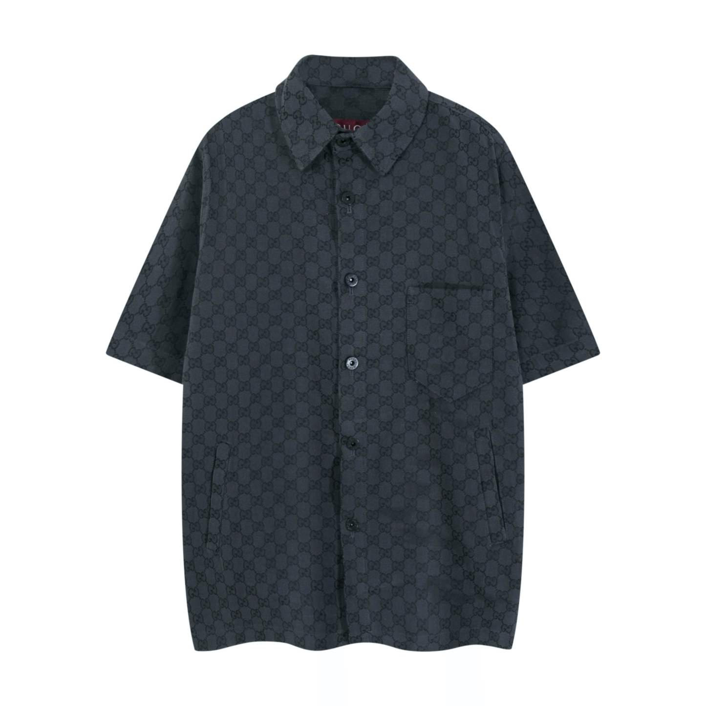 グッチ「Gucci」グッチ オールオーバーロゴ ショートスリーブシャツ / デニムシャツ
