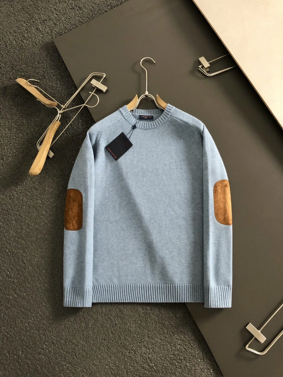 ルイ・ヴィトン「Louis Vuitton」ルイ・ヴィトン モノグラム・マクロ ウール ハーフジッププルオーバー / ニットトップス