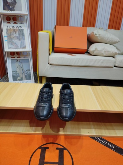 エルメス「Hermès」マスター レザースニーカー / カジュアルスニーカー