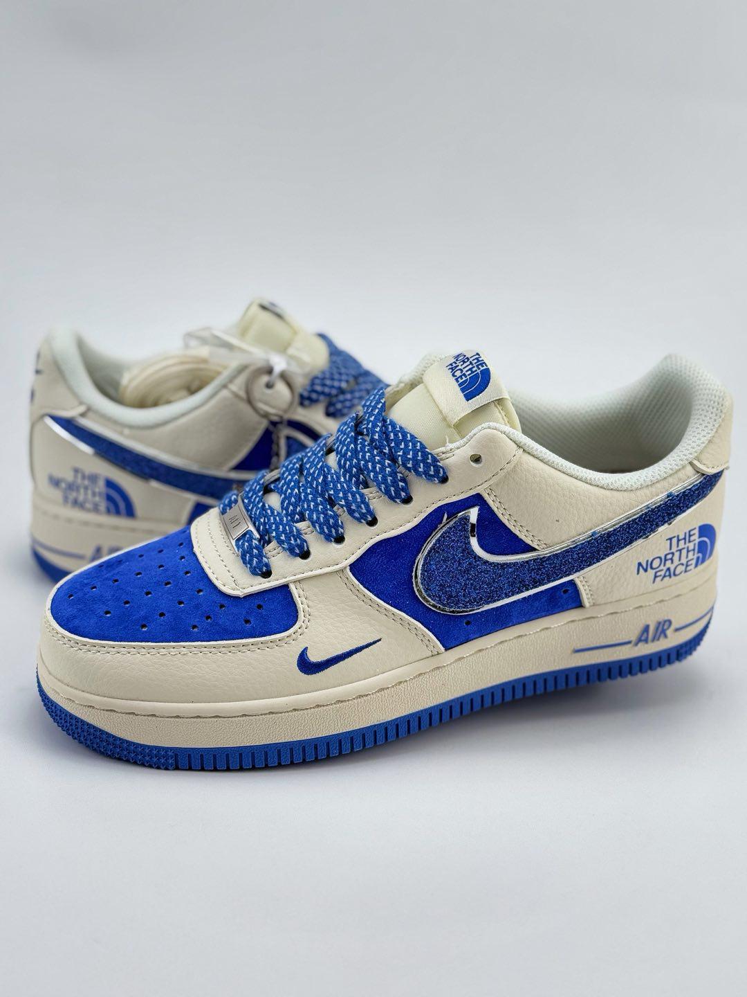 「コラボモデル」The North Face x Nike  Air Force 1 Low 07 'White Royal Blue' スモールスウッシュ スニーカー