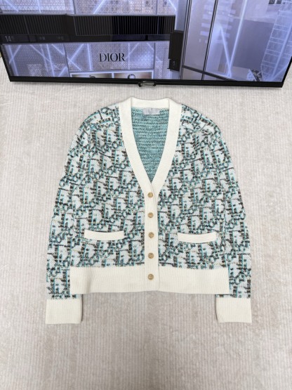 ディオール「Dior」ディオール オブリーク グラデーション ジャカード ニットカーディガン / カーディガン