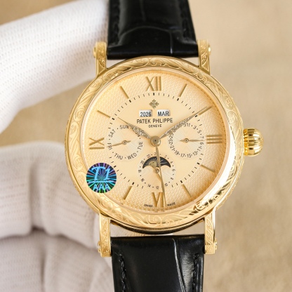 Patek Philippe パテック・フィリップ スタイル 満鑽 鍋蓋ガラス オートマティック / カスタムウォッチ