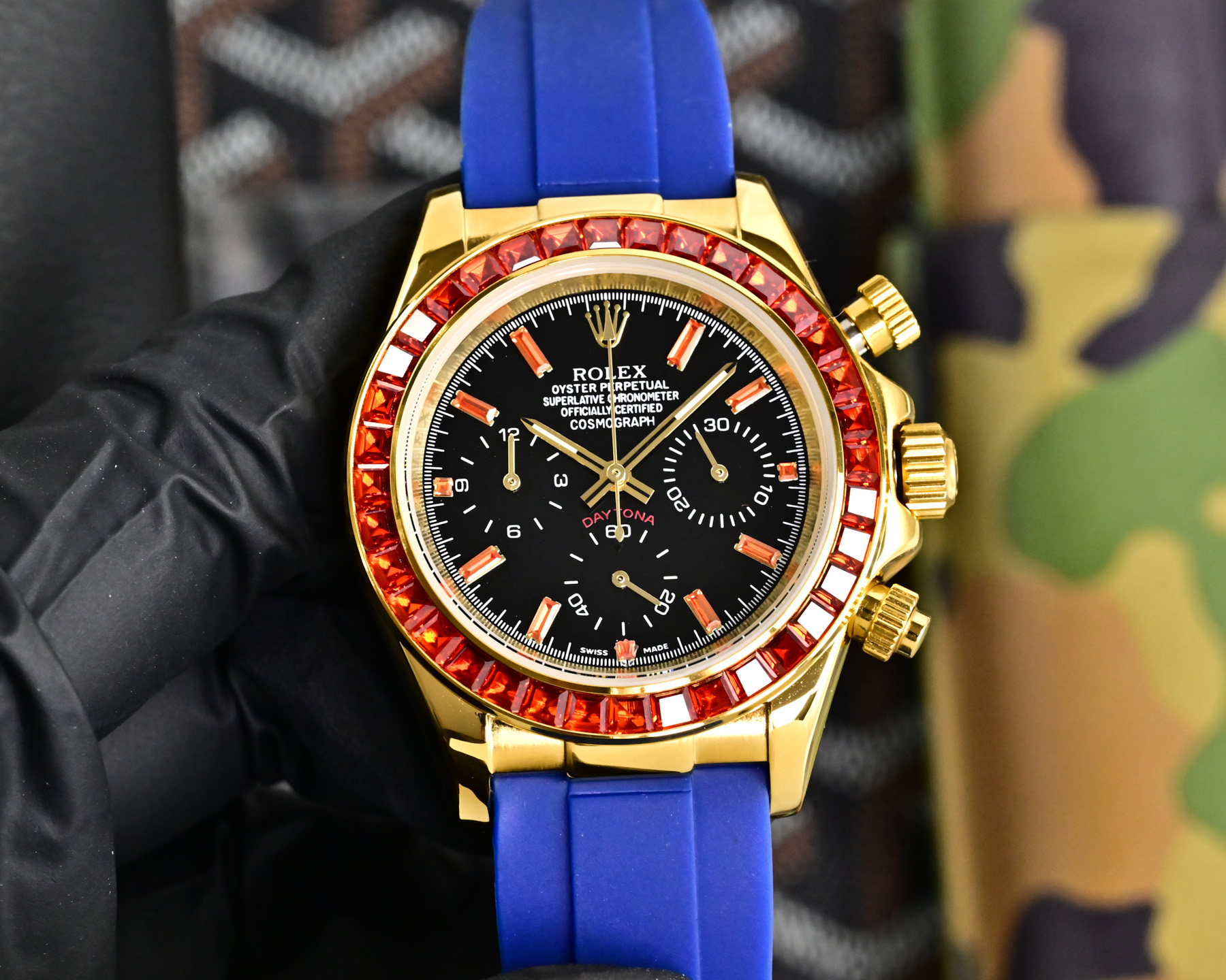 ROLEX  デイトナ スタイル クロノグラフ “サクラピンク” / カスタムウォッチ