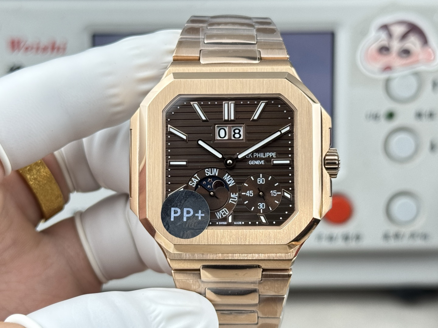 Patek Philippe パテック・フィリップ キュビトゥス スタイル グランドデイト・ムーンフェイズ / カスタムウォッチ