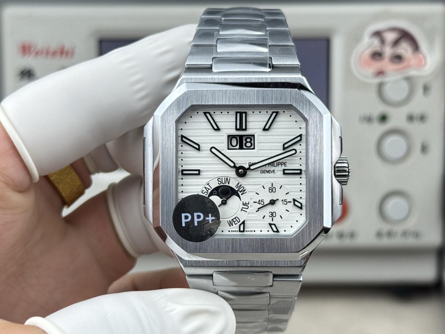 Patek Philippe パテック・フィリップ キュビトゥス スタイル グランドデイト・ムーンフェイズ / カスタムウォッチ