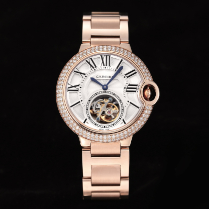 cartier カルティエ バロン ブルー トゥールビヨン / メンズ腕時計