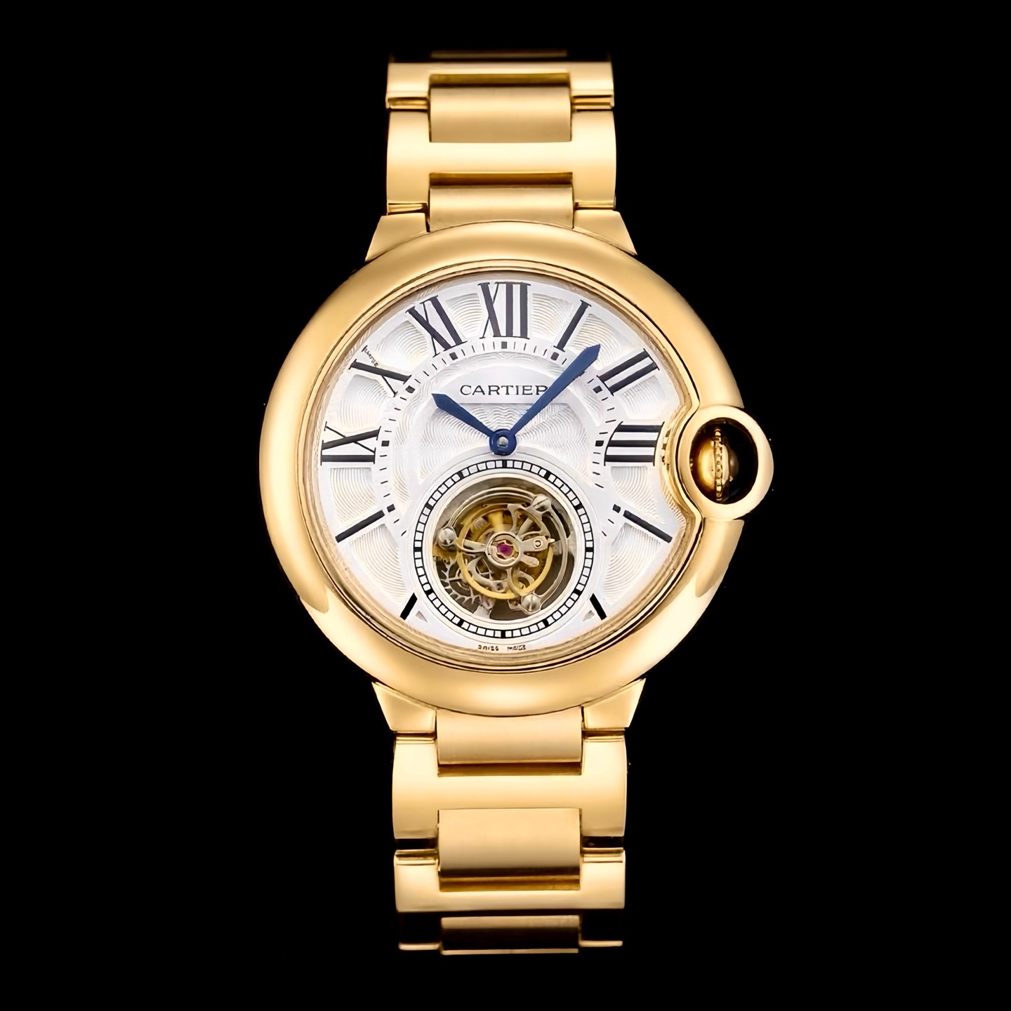 cartier カルティエ バロン ブルー トゥールビヨン / メンズ腕時計