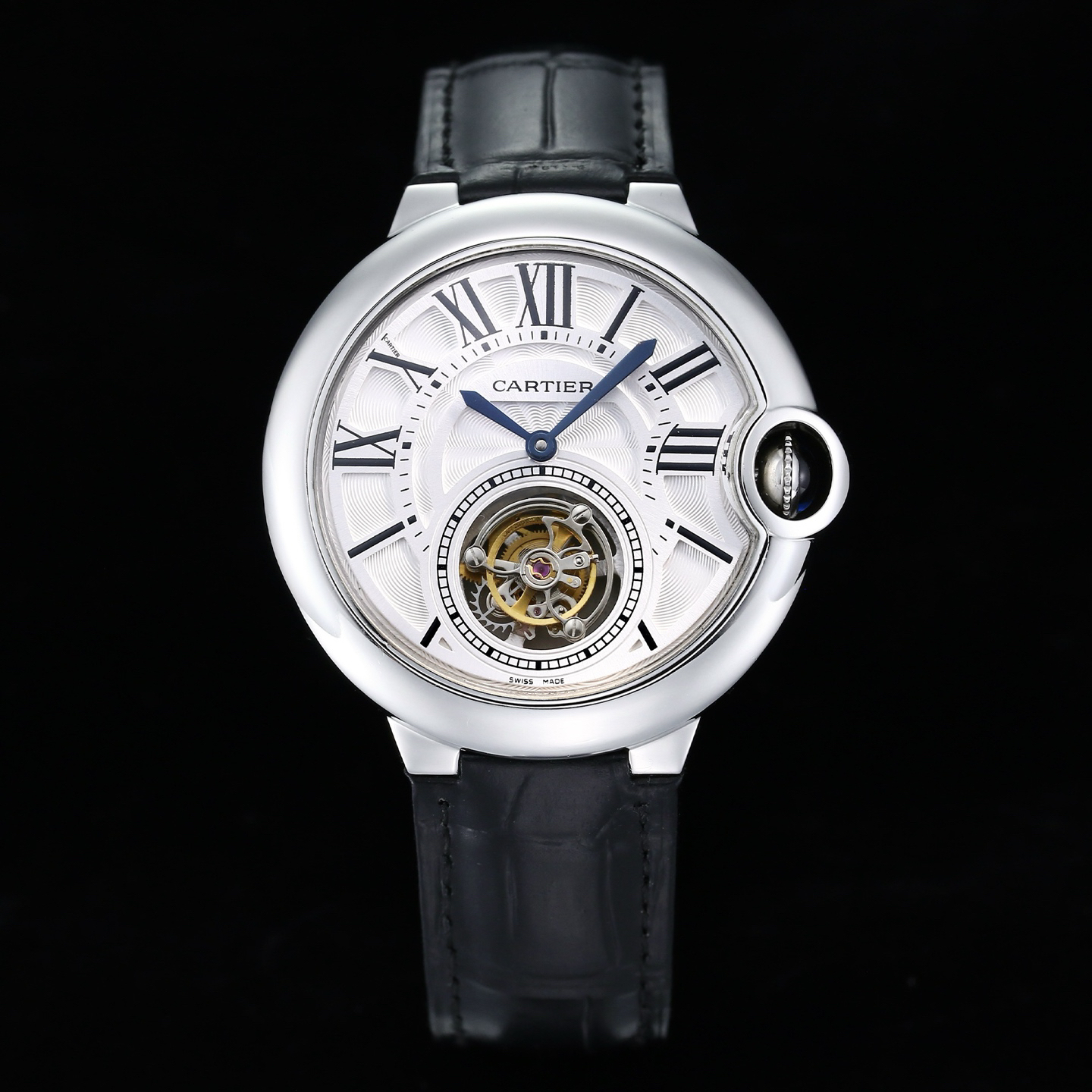 cartier カルティエ バロン ブルー トゥールビヨン / メンズ腕時計