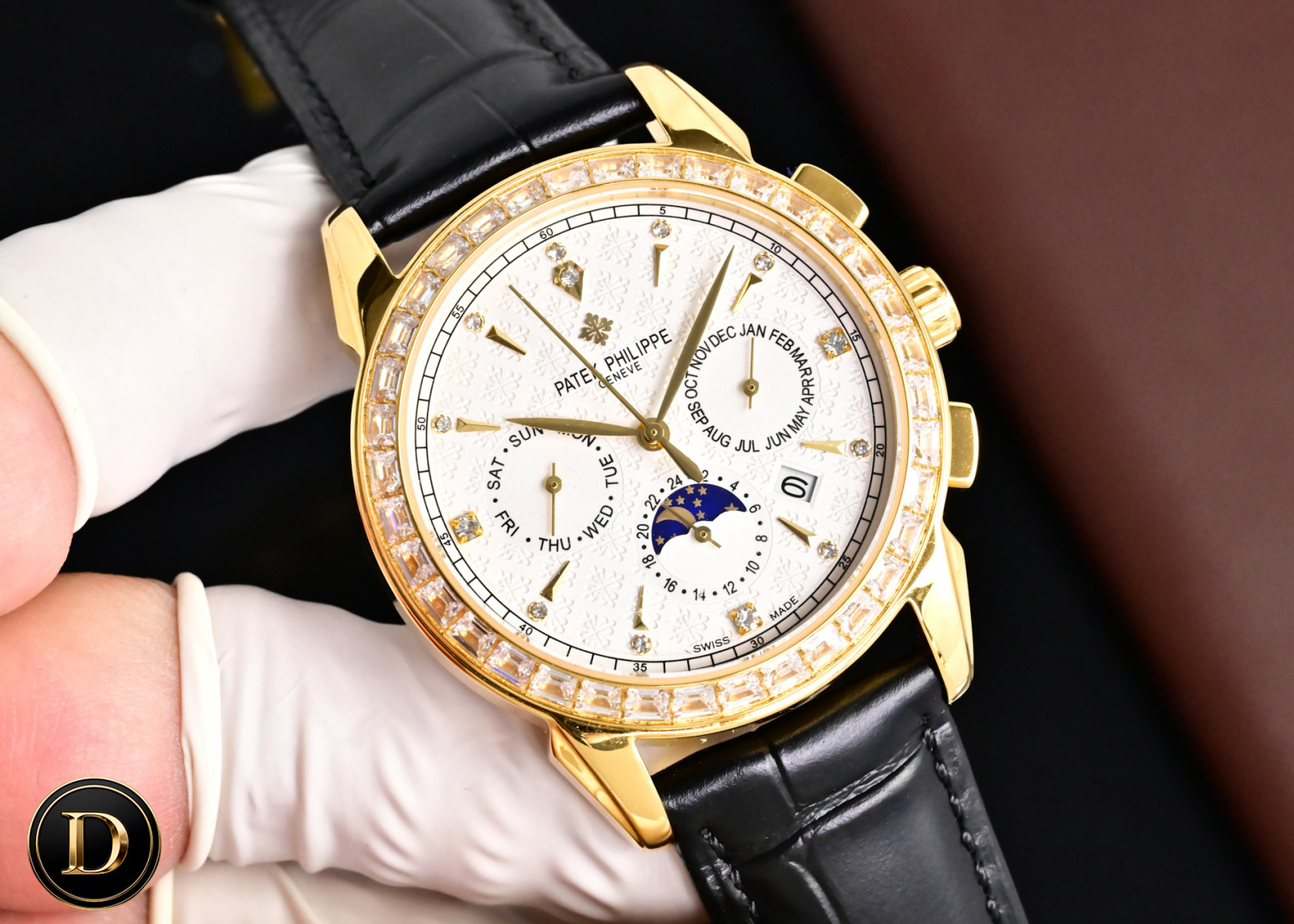 Patek Philippe パテック・フィリップ キュビトゥス スタイル グランドデイト・ムーンフェイズ / カスタムウォッチ