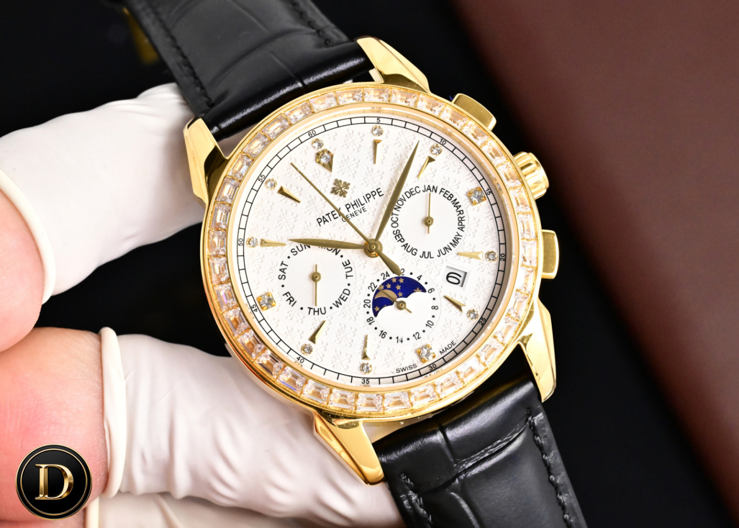 Patek Philippe パテック・フィリップ キュビトゥス スタイル グランドデイト・ムーンフェイズ / カスタムウォッチ