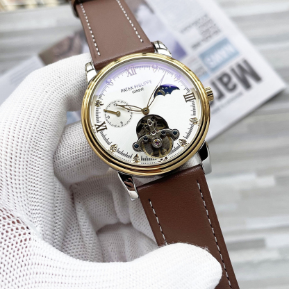 Patek Philippe パテック・フィリップ スタイル 2針 メンズ オートマティック腕時計 / ビジネスカジュアル