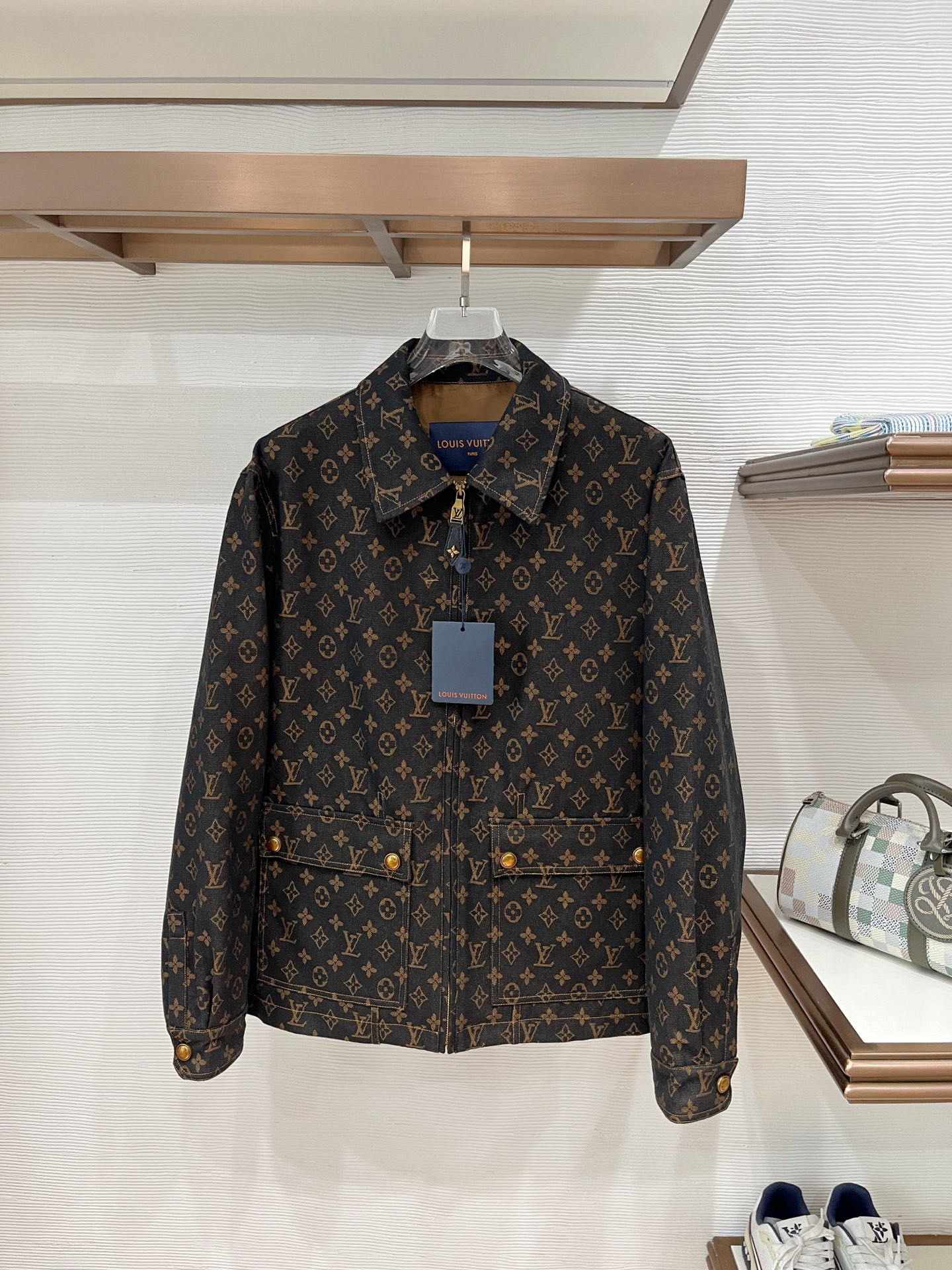 [Copy]ルイ・ヴィトン「Louis Vuitton」ルイ・ヴィトン モノグラム ワークジャケット / メンズ アウター