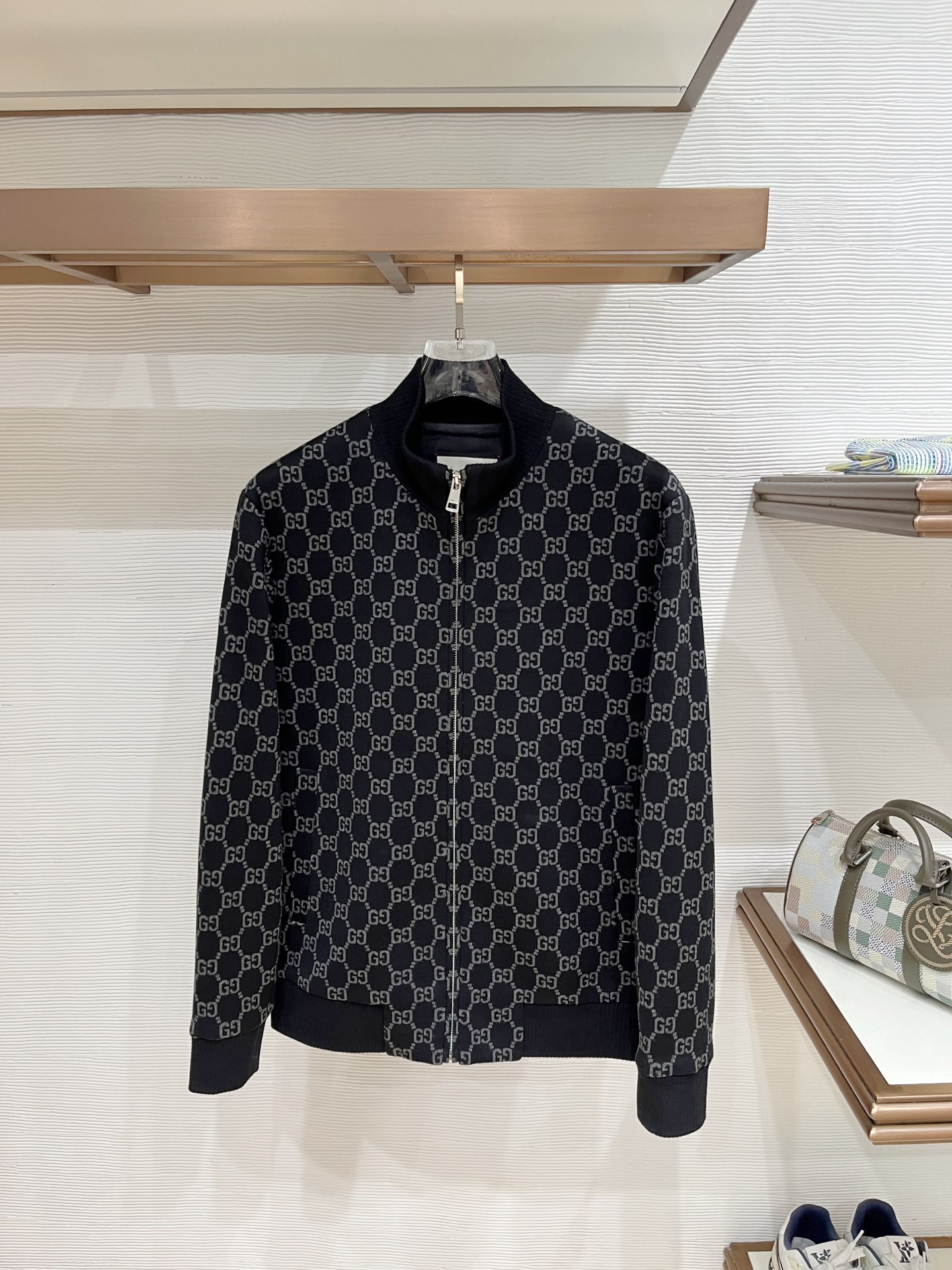 グッチ「Gucci」グッチ GGジャカード スタンドカラー ジャケット / メンズ アウター