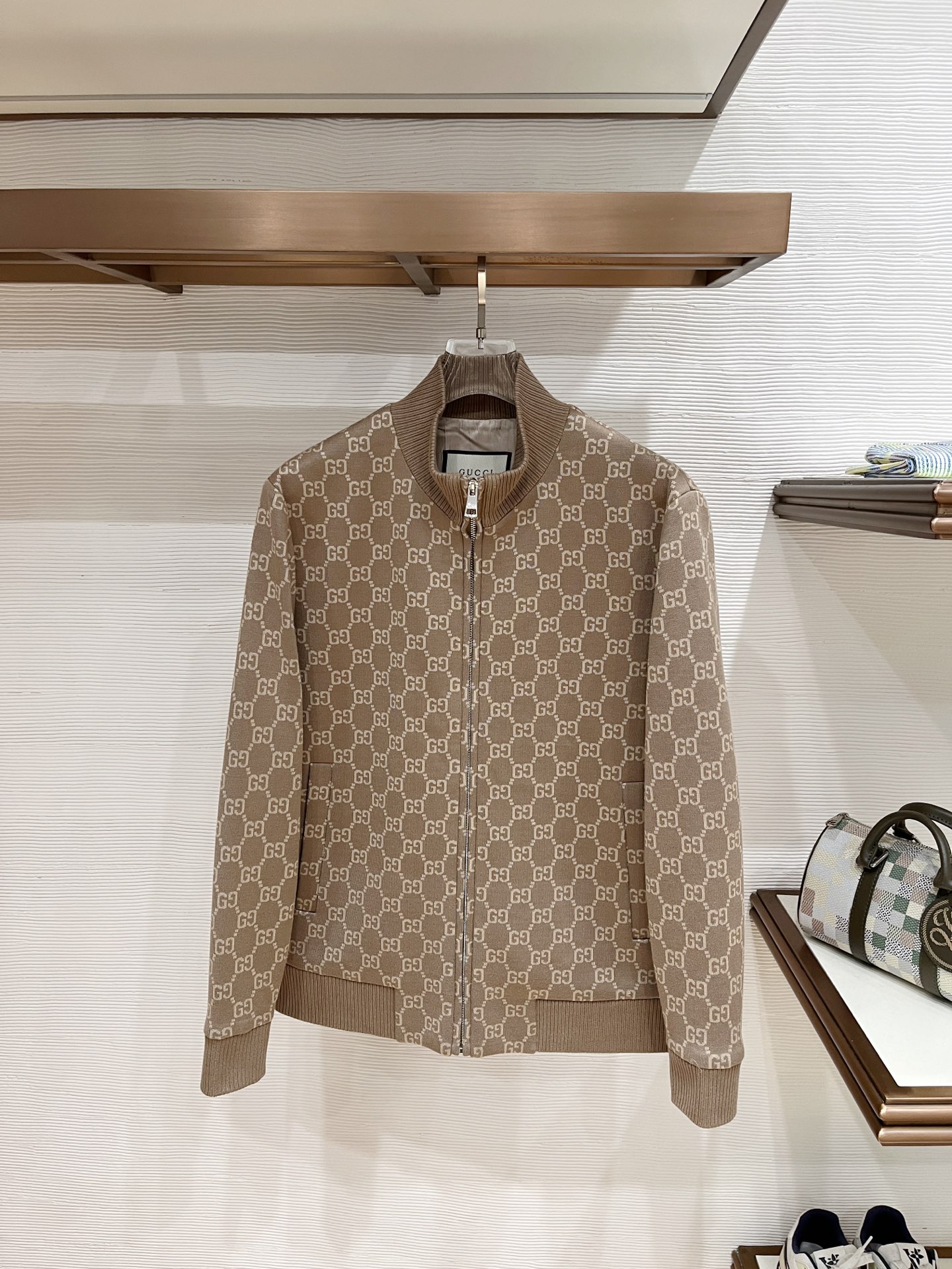 グッチ「Gucci」グッチ GGジャカード スタンドカラー ジャケット / メンズ アウター