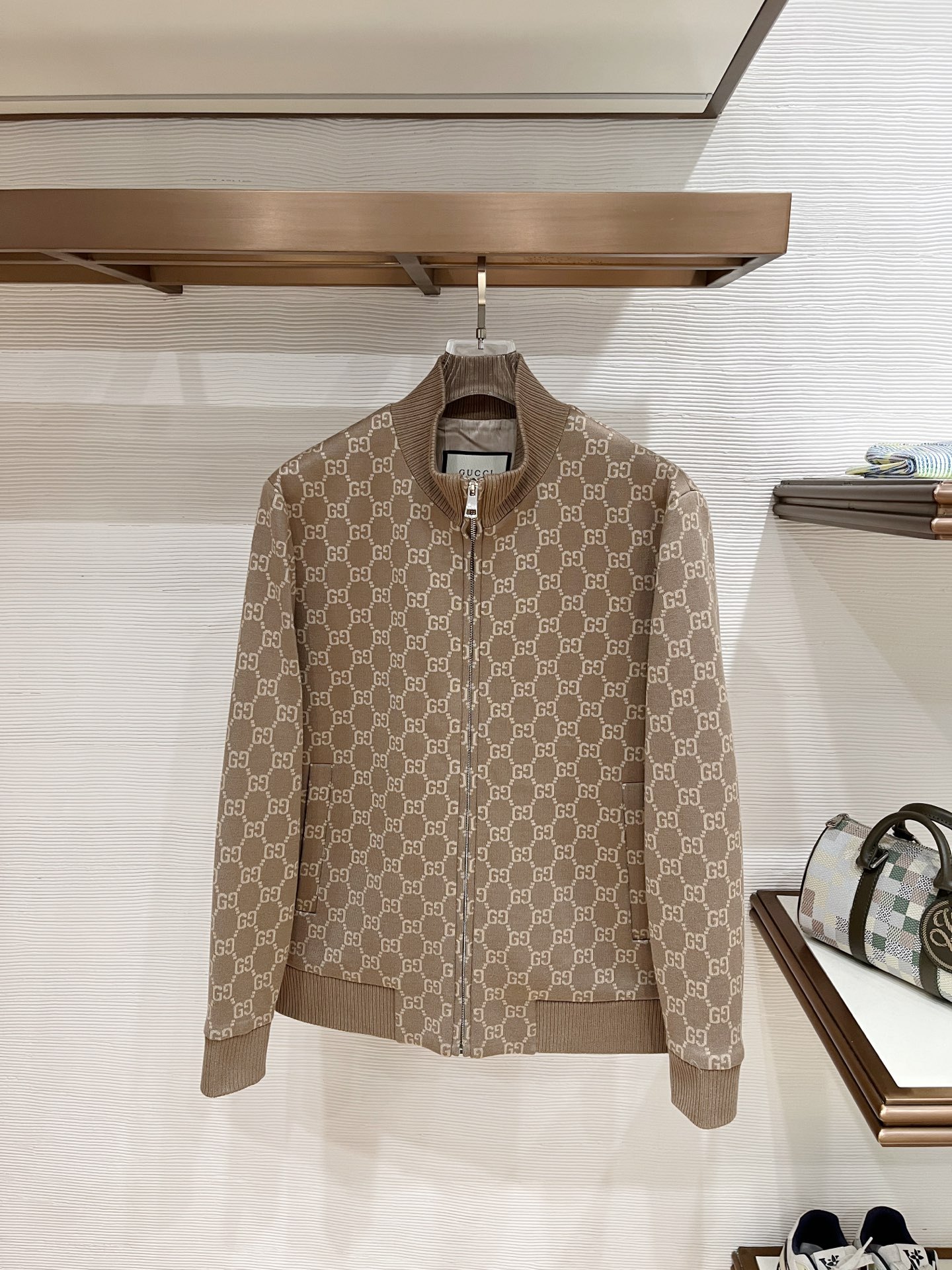 グッチ「Gucci」グッチ GGジャカード スタンドカラー ジャケット / メンズ アウター