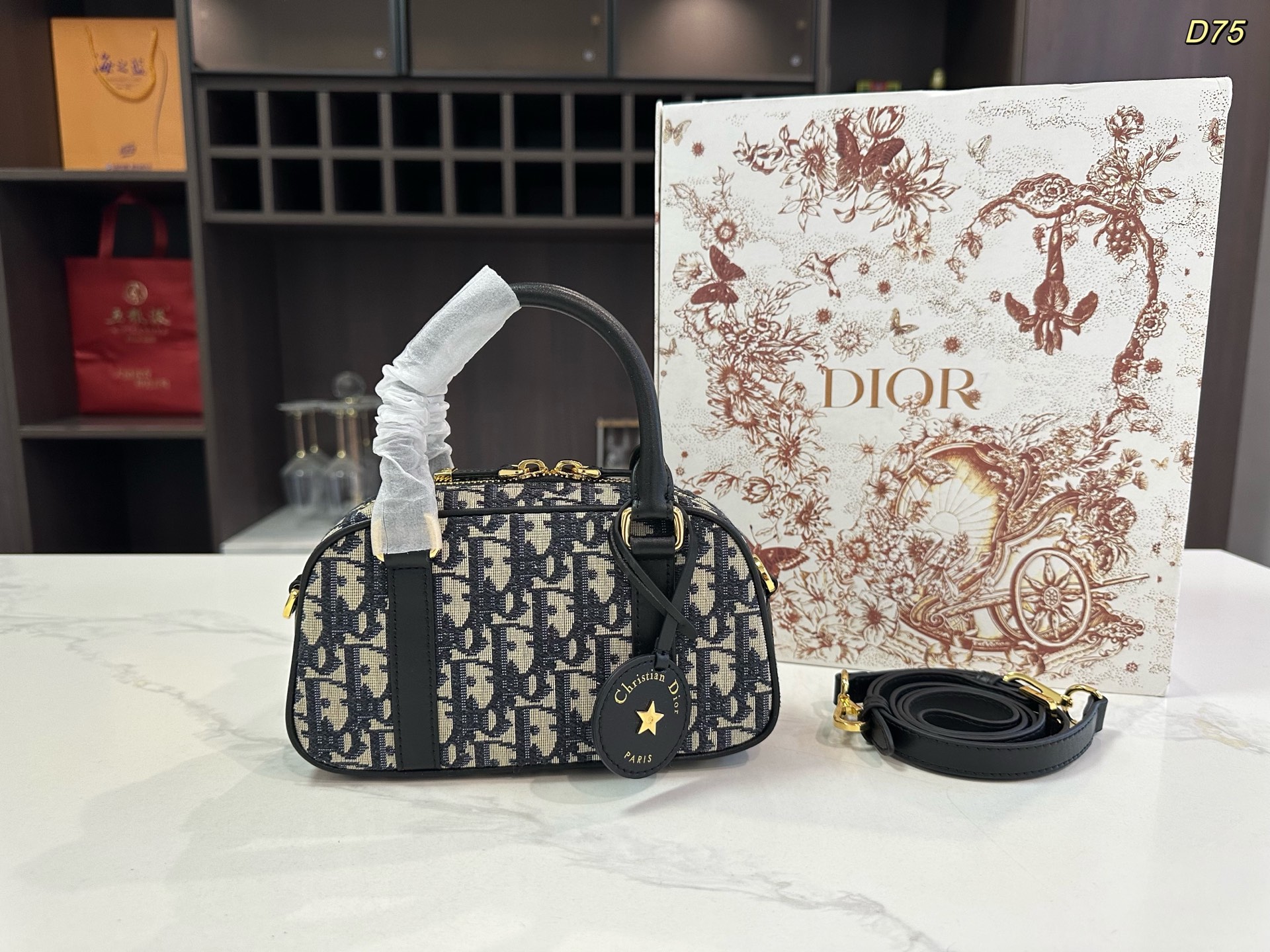 ディオール「Dior」Groove ボストンバッグ ショルダーバッグ