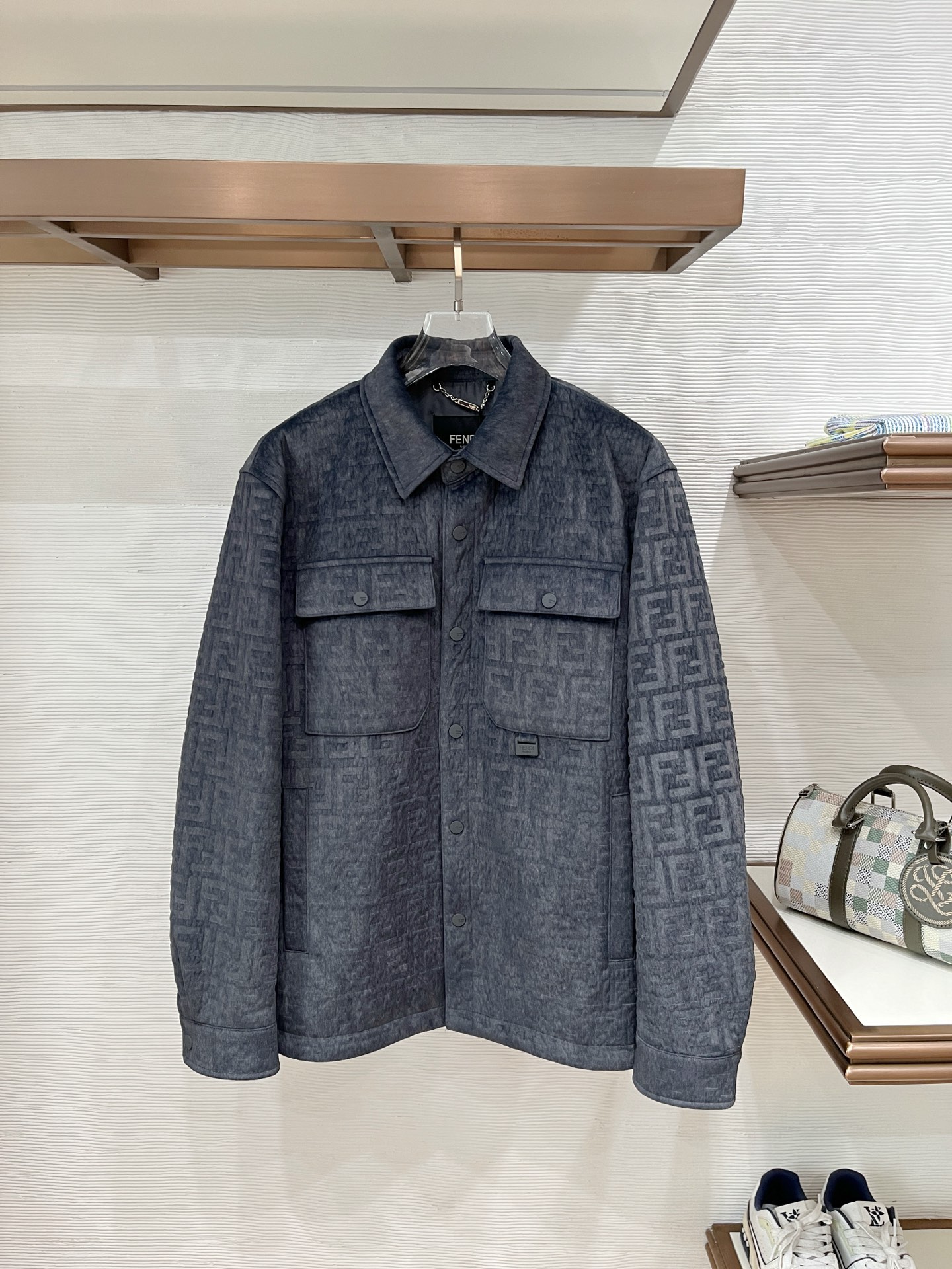 フェンディ「Fendi」フェンディ FFズッカ ジャカード ブルゾン / メンズ アウター
