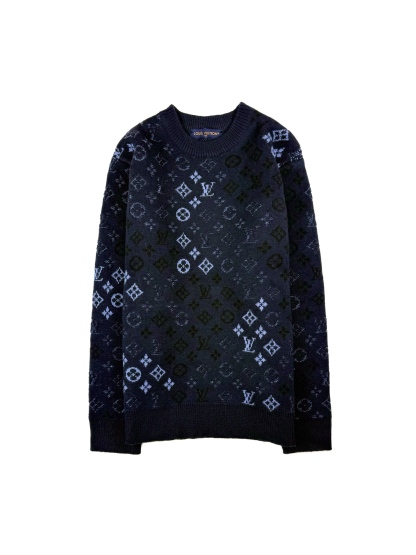 ルイ・ヴィトン「Louis Vuitton」ルイ・ヴィトン モノグラム サープラス ジャカード プルオーバー / メンズ ニットセーター