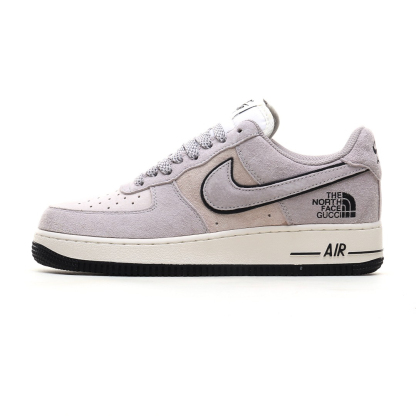 「コラボモデル」The North Face x Nike Air Force 1 Low 07 'Grey Black Suede' スエード スニーカー