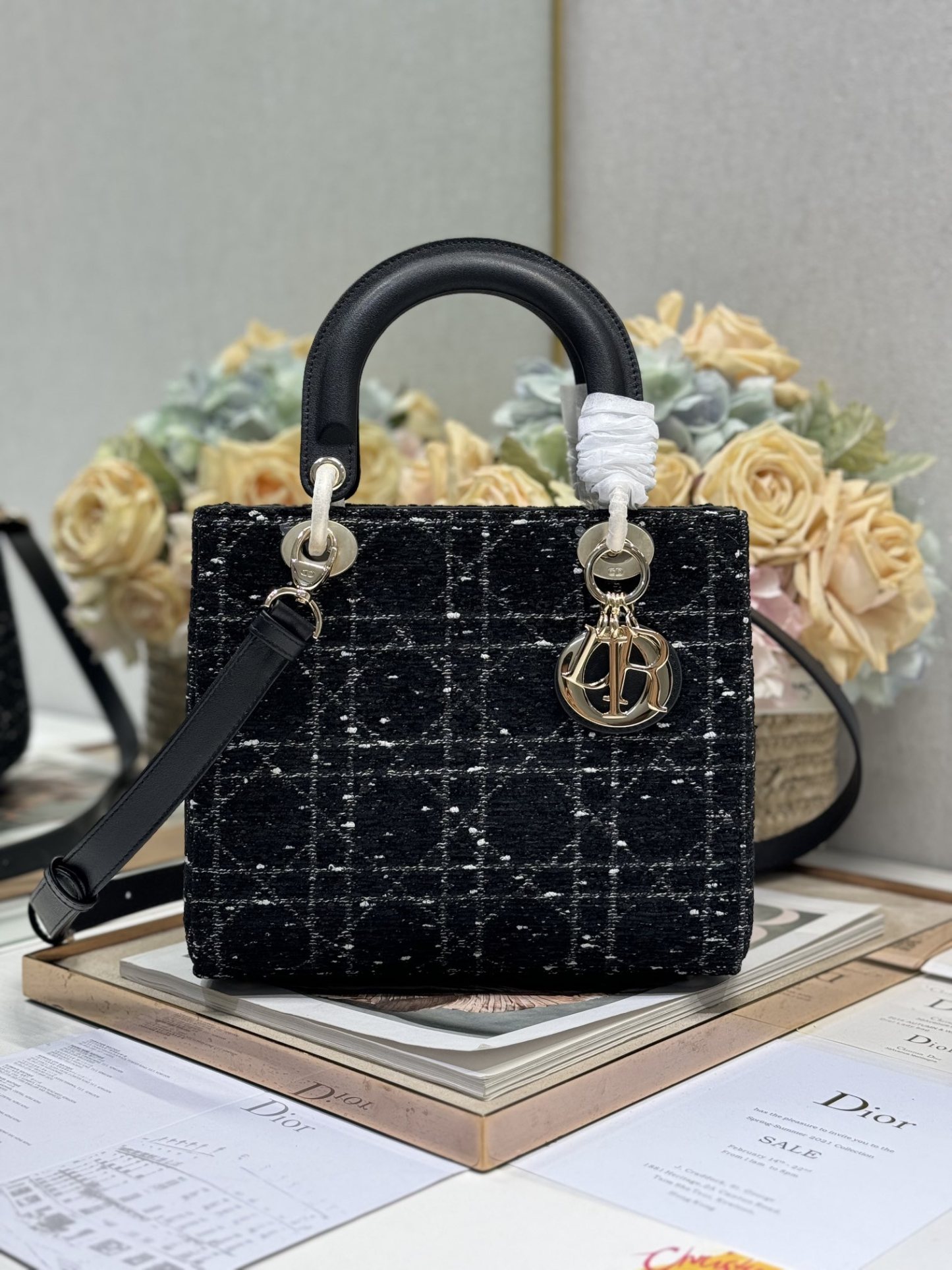 ディオール「Dior」オブlique ナイロンレザーバッグ