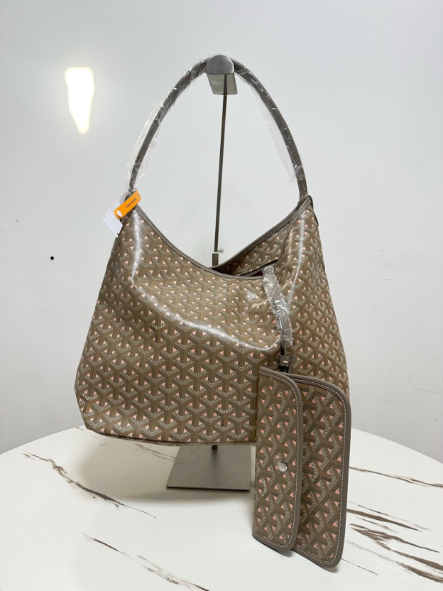 ゴヤール「Goyard」Boheme Hobo 170th Anniversary Khaki Pink ショルダーバッグ