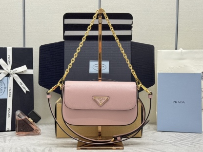 プラダ「Prada」 キャビンクルー ミニバッグ レザー ハンドバッグ