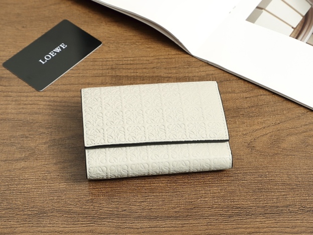 ロエベ「LOEWE」ぺブル バーティカル ウォレット スモール（シャイニーナパカーフ）