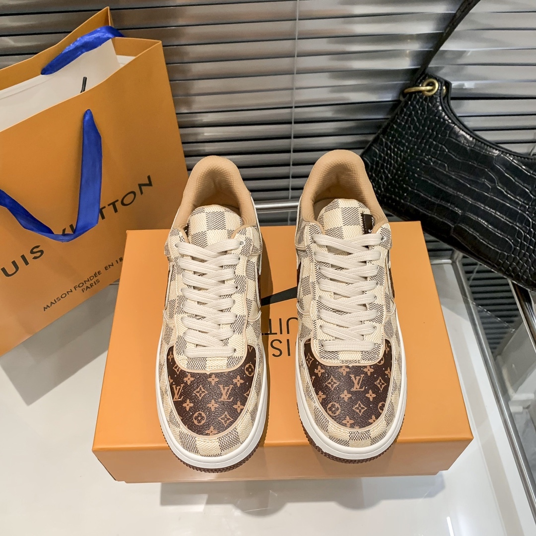 「コラボモデル」Louis Vuitton x Nike Air Force 1 Low スニーカー