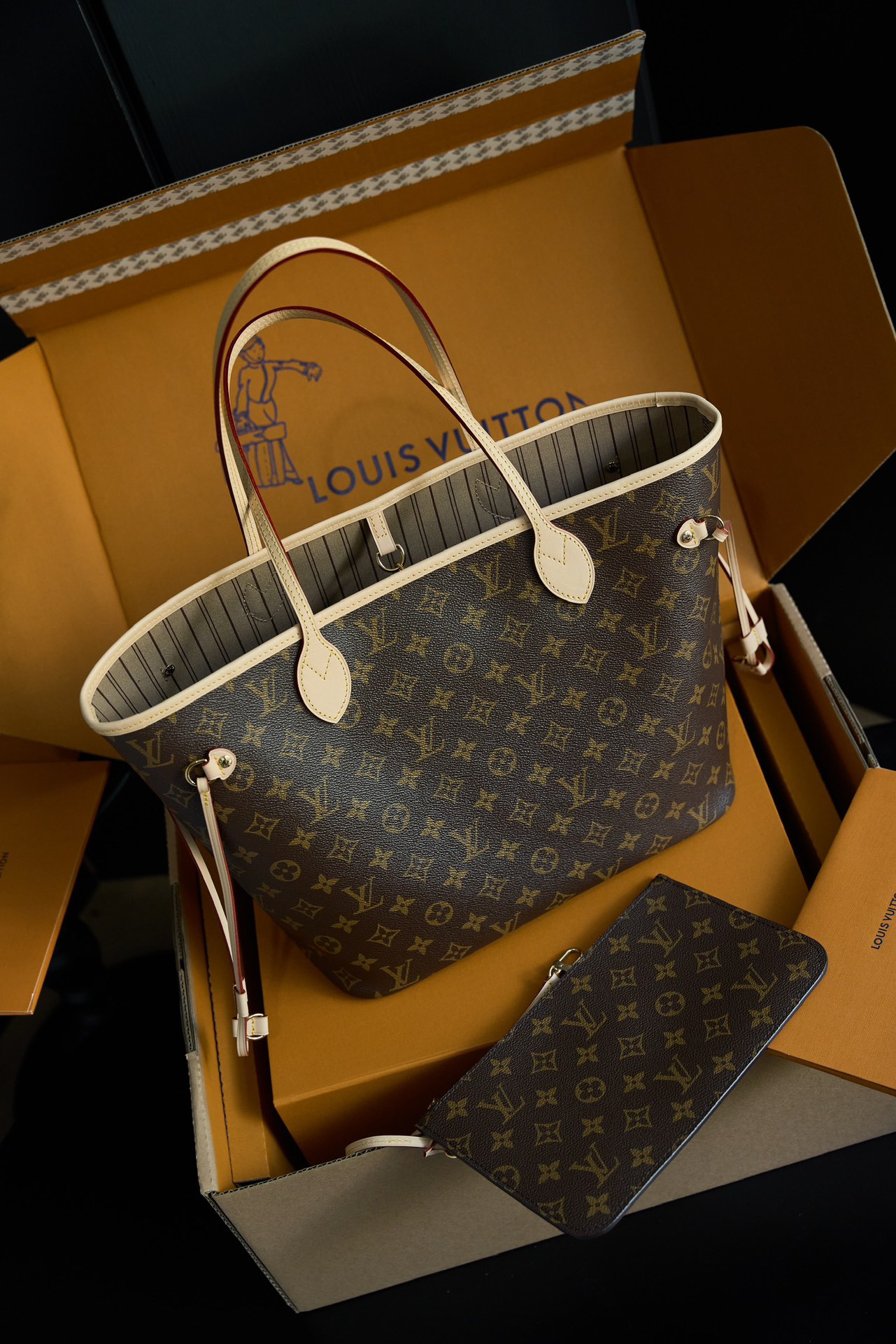 ルイ・ヴィトン「Louis Vuitton」ルイ・ヴィトン NEVERFULL MM ハンドバッグ