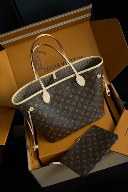 ルイ・ヴィトン「Louis Vuitton」ルイ・ヴィトン NEVERFULL MM ハンドバッグ