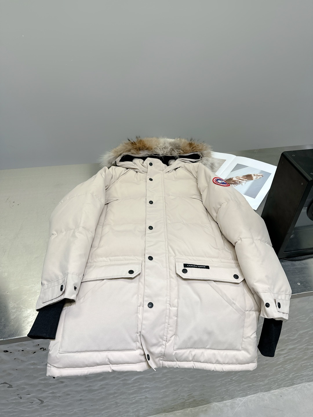 カナダグース「Canada Goose」秋冬フード付きダウンコート
