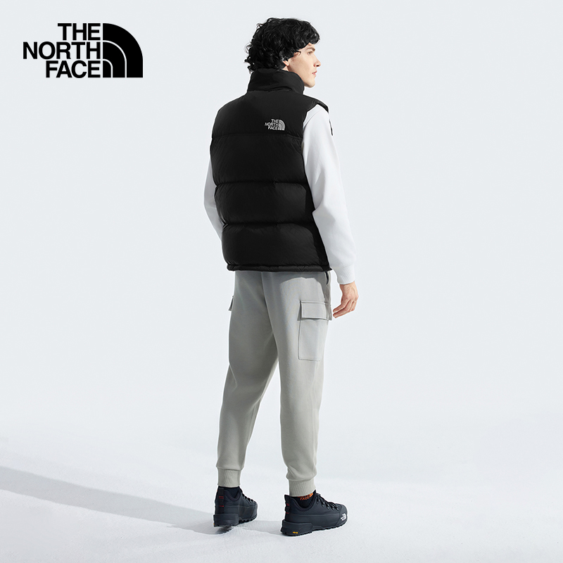 The North Face 96Nuptse ダウンベスト・マーカーのクラシックなアイコン、人気ブランドのガチェウの羽毛で作られたもの