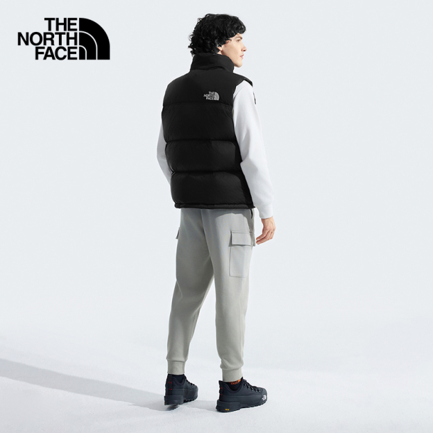 The North Face 96Nuptse ダウンベスト・マーカーのクラシックなアイコン、人気ブランドのガチェウの羽毛で作られたもの